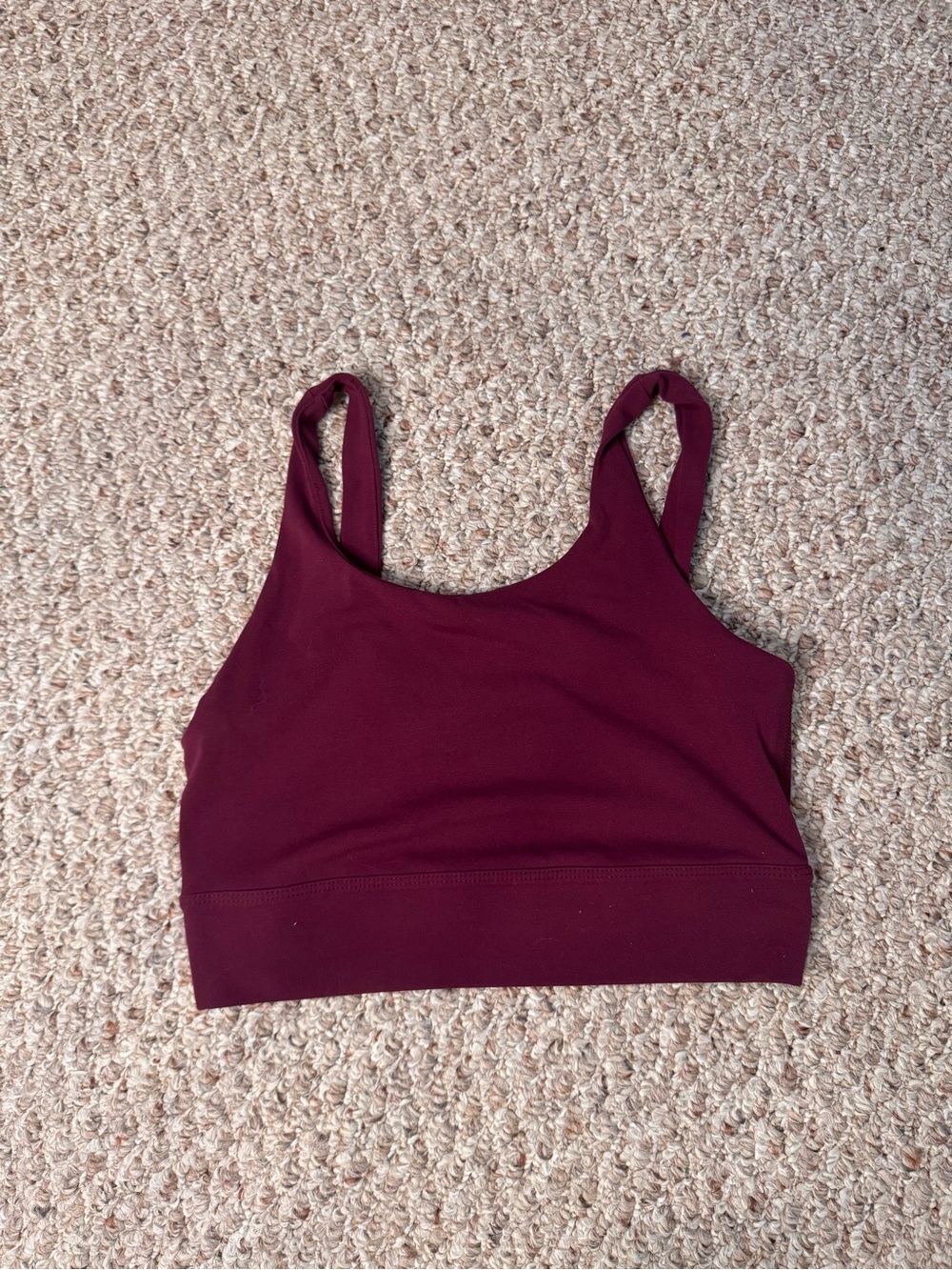 Nike Maroon Sports Bra